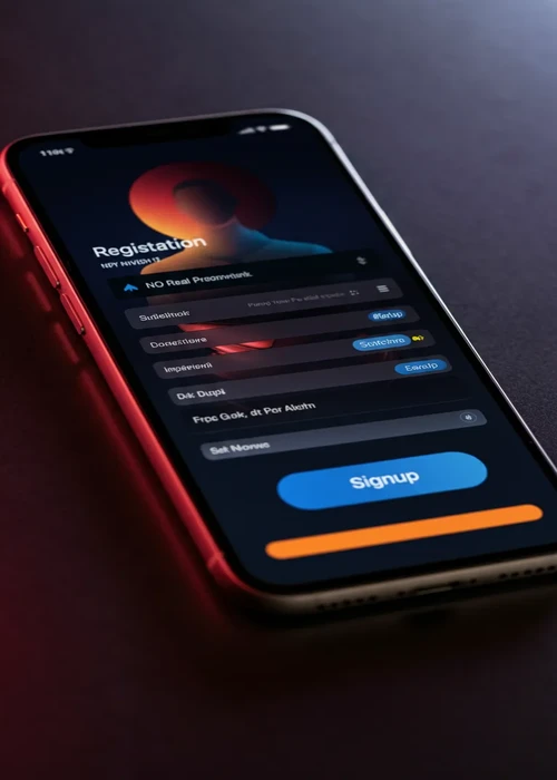 Imperial Wins Casino registration form showing fields for account details, personal information, and finalization steps